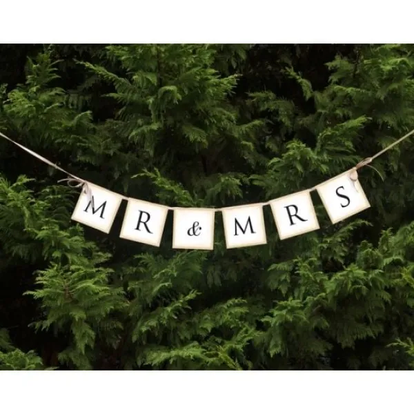 Badaboum Banniere Mariage Mr & Mrs
