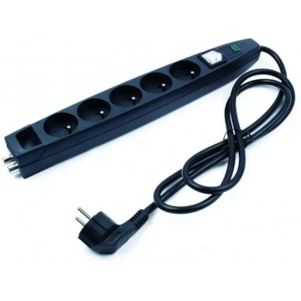 Badaboum Bloc 5 Prises Parafoudre Et Interrupteur Hot