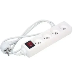 Badaboum Bloc Lectrique 4 Prises Avec Interrupteur