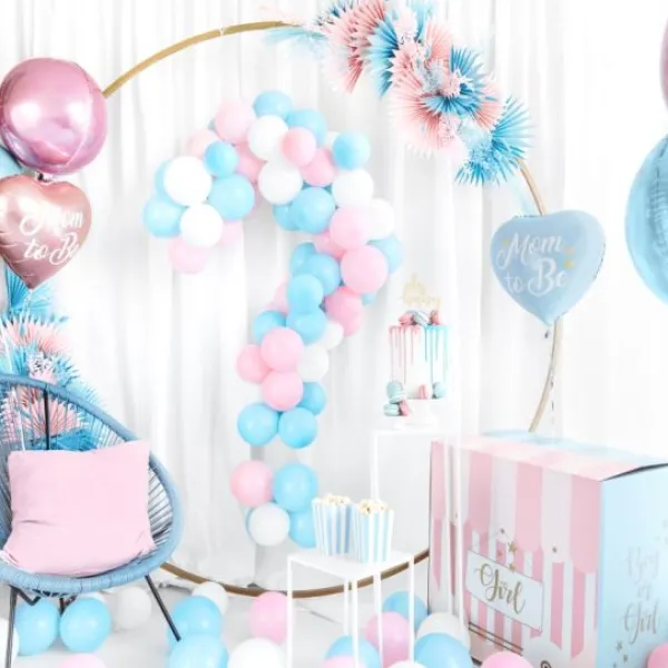 Bo Te Ballons Pour Annoncer Sexe Du B B Fille Ou Gar On 60 X 40 X 60 Cm Theme Gender Reveal