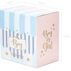 Bo Te Ballons Pour Annoncer Sexe Du B B Fille Ou Gar On 60 X 40 X 60 Cm Theme Gender Reveal