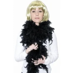 Badaboum Boa En Plume Noir