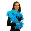 Badaboum Boa En Plume Turquoise 2 M Tres