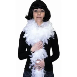 Badaboum Boa Plume Blanc