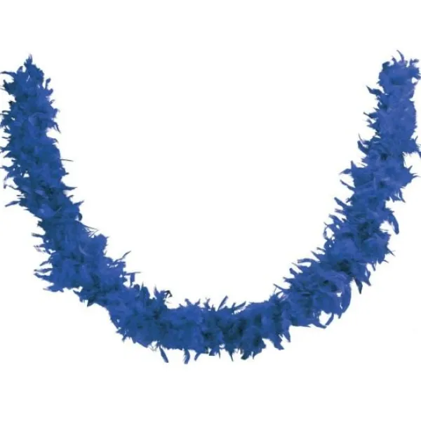 Badaboum Boa Plumes Bleu Fonc