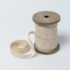 Clearance Bobine Dentelle Ivoire 15Mm X 10 M Tres Theme Dentelle