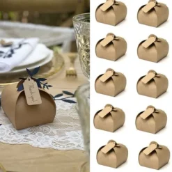 Badaboum Boite A Drag Es Mariage Kraft Rustique X 10 Pi Ces