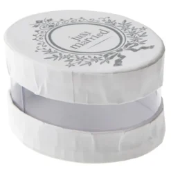 Badaboum Boite A Dragee Just Married Blanc X6