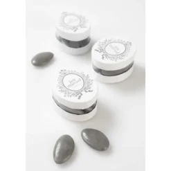 Badaboum Boite A Dragee Just Married Blanc X6