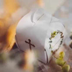 Hot Boite A Dragees Communion Theme Eucalyptus X 10 Pi Ces Theme Communion