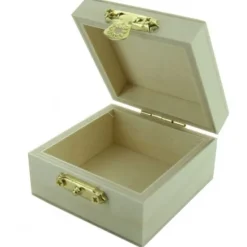 Badaboum Boite A Dragees En Bois Carre