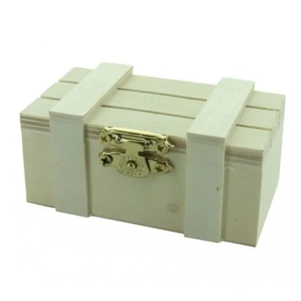 Badaboum Boite A Dragees En Bois Rectangle