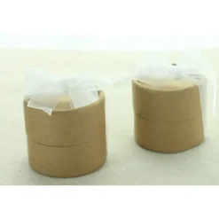 Badaboum Boite A Dragees Ronde Kraft Pas Cher