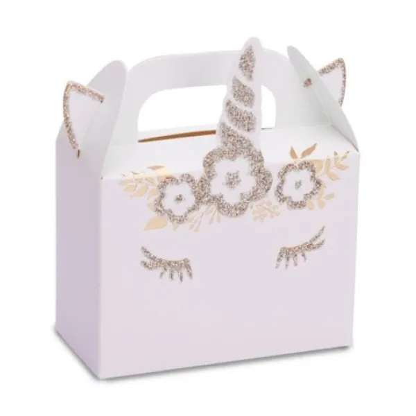 Discount Boite A Dragees Theme Licorne X 8 Pi Ces Theme Licorne