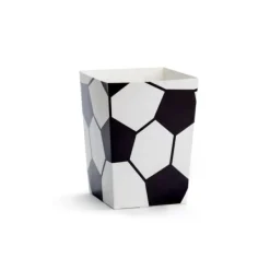 Discount Boite A Pop Corn Foot X 6 Pi Ces Theme Deco Football