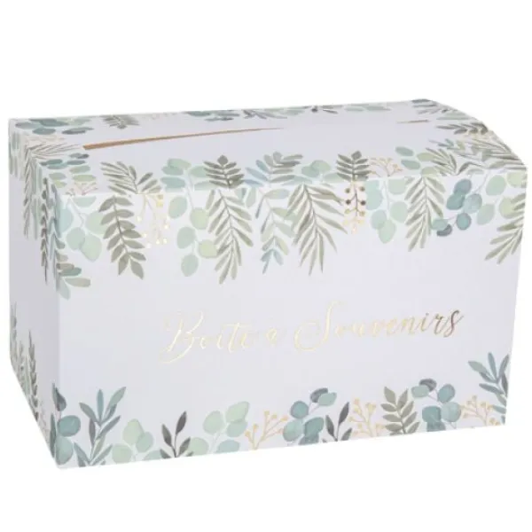 Boite A Souvenirs Oh Baby Vegetal Theme D Co Baby Shower