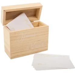Discount Boite En Bois Souvenir Bois Et Blanche A Personnaliser Theme Eco-Responsable