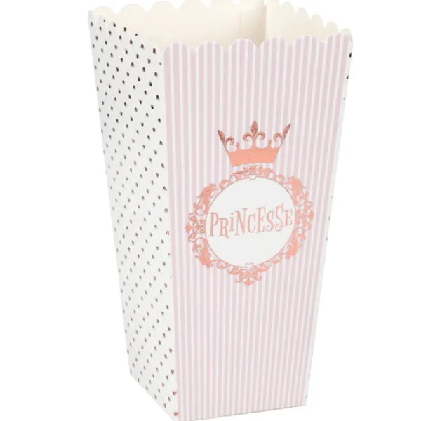 Clearance Boites Pop Corn Anniversaire Princesse X8 Pi Ces Theme Deco Princesse