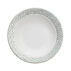 Badaboum Bol En Plastique Prestige Argent 19Cm X 5 Pi Ces Outlet