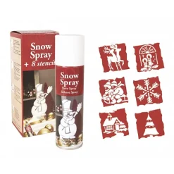 Badaboum Bombe De Neige Artificielle 150 Ml Avec Pochoirs Outlet