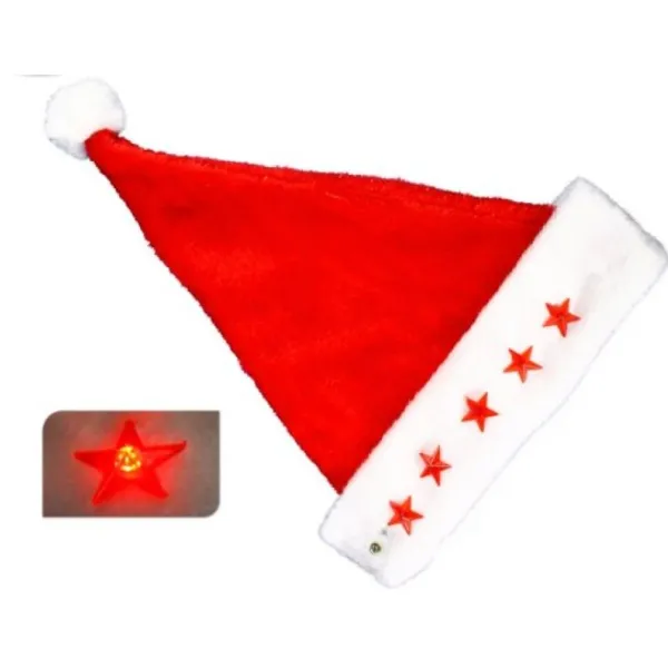 Badaboum Bonnet De Noel Lumineux En Peluche Hot