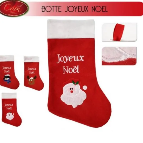 Badaboum Botte Du P Re Noel Rouge Discount
