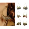 Badaboum Boucles D'Oreilles En Plumes 3 Assorties