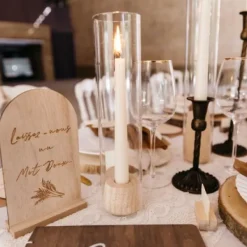 Badaboum Bougeoir Baltazar En Bois Et Verre