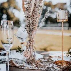 Badaboum Bougeoir Bilbao Sur Pied Rose Gold