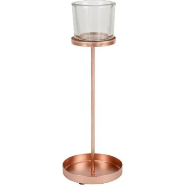 Badaboum Bougeoir Bilbao Sur Pied Rose Gold