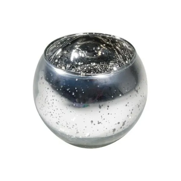 Badaboum Bougeoir Boule M Tal Argent