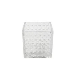 Badaboum Bougeoir Carr Bulle Transparent 10Cm