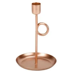 Badaboum Bougeoir Loopy Sur Pied Laiton Rose Gold