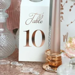 Badaboum Bougeoir Mariage Suede Rose Gold