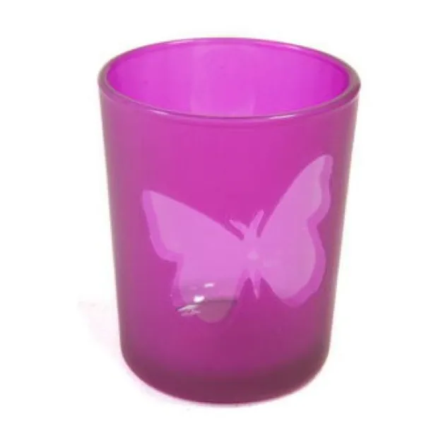 Badaboum Bougeoir Pas Cher Papillon Fuchsia