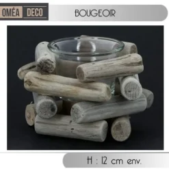 Badaboum Bougeoir Rustique Pas Cher 12Cm