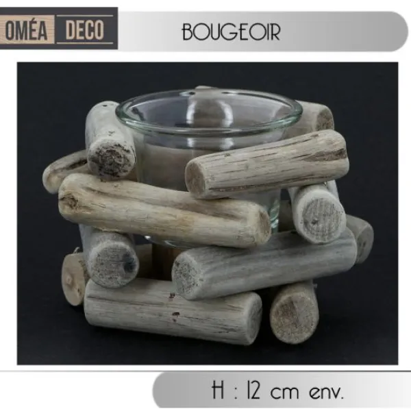 Badaboum Bougeoir Rustique Pas Cher 12Cm