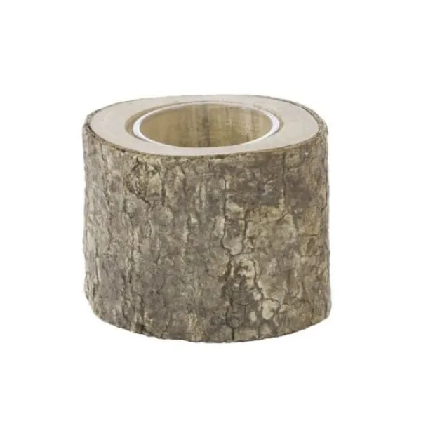 Badaboum Bougeoir Tronc En Verre Champ Tre