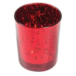 Badaboum Bougeoir Vase En M Tal Rouge