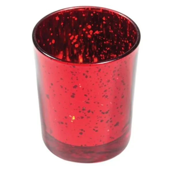 Badaboum Bougeoir Vase En M Tal Rouge