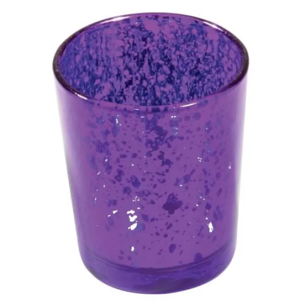 Badaboum Bougeoir Vase En M Tal Violet