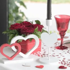 Badaboum Bougeoire Mariage En Forme De Coeur 24 Cm