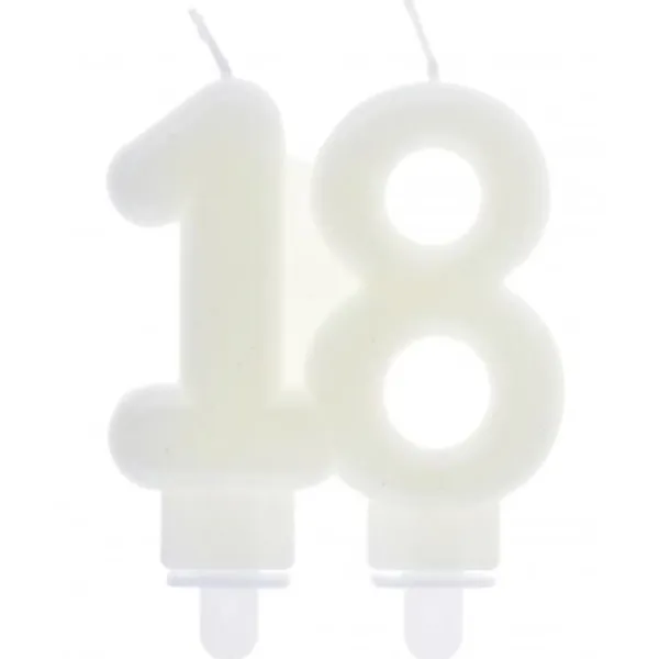 Online Bougie Anniversaire Chiffre 18 Phosphorescente Theme Joyeux Anniversaire