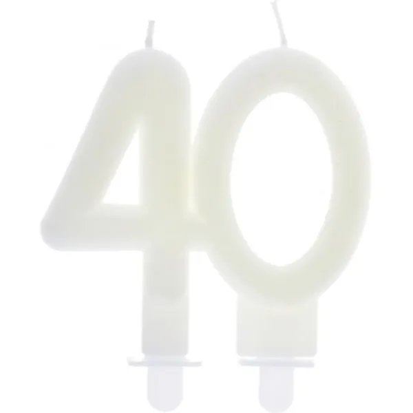 Discount Bougie Anniversaire Chiffre 40 Phosphorescente Theme Joyeux Anniversaire