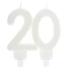 Outlet Bougie Anniversaire Chiffre 20 Phosphorescente Theme Joyeux Anniversaire