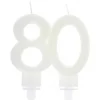Sale Bougie Anniversaire Chiffre 80 Phosphorescente Theme Joyeux Anniversaire