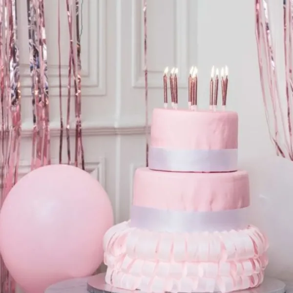 Online Bougie Anniversaire Rose Paillet Es X 10 Pi Ces Theme Joyeux Anniversaire