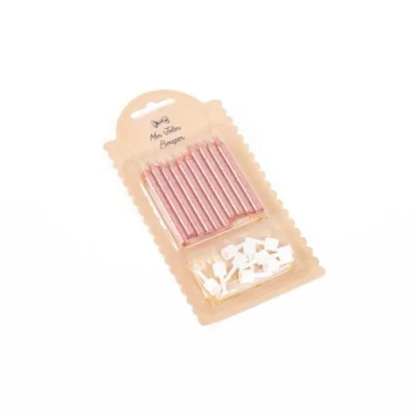 Online Bougie Anniversaire Rose Paillet Es X 10 Pi Ces Theme Joyeux Anniversaire