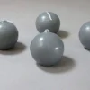 Badaboum Bougie Boule Sphere Gris 6Cm Best