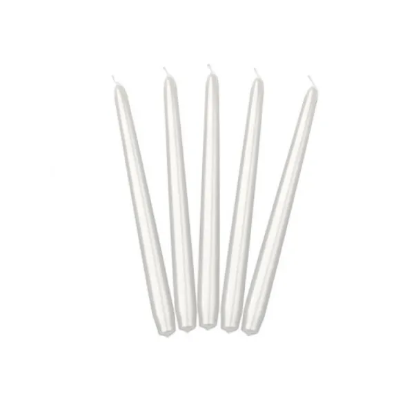 Badaboum Bougie Chandelier Mariage Blanc Nacr X 10 Pi Ces Outlet